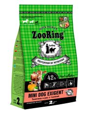 Сухой корм для собак ZOORING Mini Dog Exigent малых пород. привередливых, с телятиной и рисом с тыквой, без пшеницы