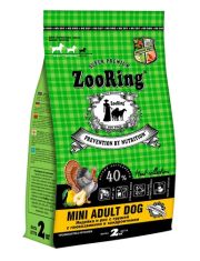 Сухой корм для собак ZOORING Mini Dog малых пород,с индейкой и рисом с грушей с глюкозамином и хондроитином