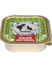 Влажный корм для кошек ZOORING Мясной фестиваль