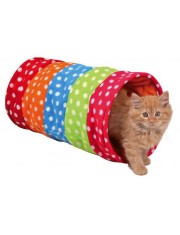 Тоннель для кошки Trixie флисовый в горошек
