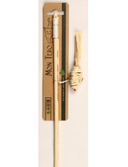 Мышь удочка-дразнилка с кошачьей мятой для кошек 