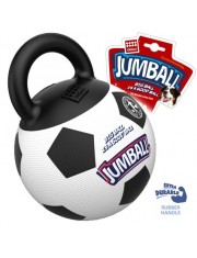 Игрушка для собак GiGwi Jumball Мяч футбольный с ручкой