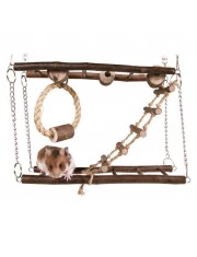 Игрушка для грызунов Trixie Подвесной мостик, из дерева