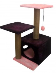 Комплекс для кошек Zooexpress Дом с полками и двумя входами