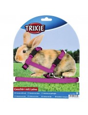 Шлейка с поводком для кроликов Trixie нейлоновая
