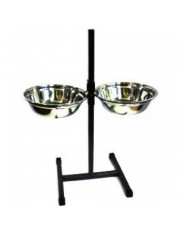 Стойка для животных Данко разборная с двумя мисками, с фиксатором