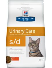 Hill's Prescription Diet s/d Urinary Care сухой диетический корм для кошек для поддержания здоровья мочевыводящих путей курица 