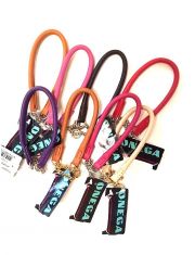 Ошейник-полуудавка для собак Onega круглый из натуральной кожи 8мм х 60 см