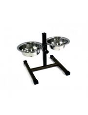 Стойка для животных Данко разборная с двумя мисками, без фиксатора