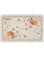 Коврик под миску Triol Косточки