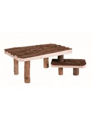 Игрушка для грызунов Trixie Площадка деревянная со ступеньками