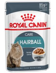 Hairball Care в соусе тщательно сбалансированная фор-мула, помогающая естественным образом снизить риск образования волосяных комочков