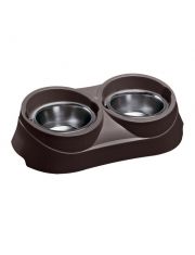 Подставка для мисок Ferplast Duo Feed 01 с двумя мисками в комплекте