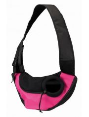 Слинг-переноска для собак Trixie Sling из полиэстера, розово-чёрный