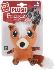 Игрушка для собак GiGwi Plush Friendz Лиса с большими глазами и пищалкой