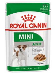 Влажный корм для взрослых собак мелких пород Royal Canin Mini Adult (Мини Эдалт) кусочки в соусе