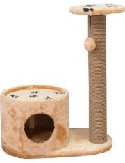 Домик-когтеточка для кошек Дарэлл Джут 95 круглый с удлинённым столбом 66*36*79 см