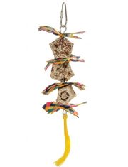 Игрушка для птиц Triol Звездочки, дерево, картон