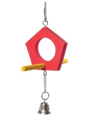 Игрушка для птиц Triol Качели-домик, дерево
